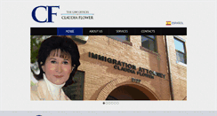 Desktop Screenshot of claudiaflowerlaw.com